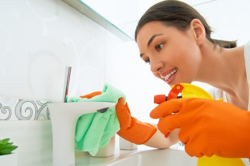Professional end of tenancy cleaning in a Battersea flat kitchen