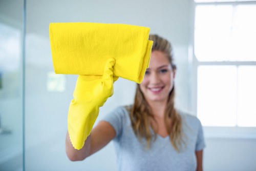 Detailed kitchen cleaning before moving into a Battersea property